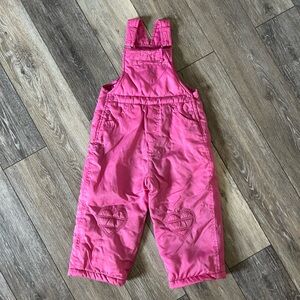 The Children's Place Pink Snow Bib Overalls